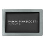 pabayo tomasaco st.  Belt Buckle