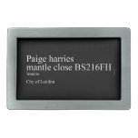 Paige harries mantle close  Belt Buckle