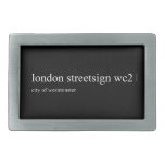 london streetsign  Belt Buckle