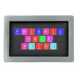 Periodic
 Table
 Writer  Belt Buckle