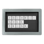 Periodic
 Table
 Writer  Belt Buckle