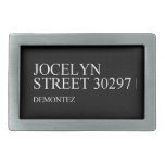 Jocelyn  Street  Belt Buckle