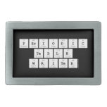 Periodic
 Table
 Writer  Belt Buckle