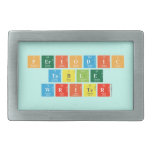 Periodic
 Table
 Writer  Belt Buckle