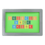 Periodic
 Table
 Writer  Belt Buckle