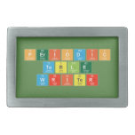 Periodic
 Table
 Writer  Belt Buckle
