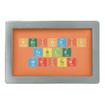 Periodic
 Table
 Writer  Belt Buckle