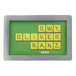 OWY
 OLIVER
 RANZ  Belt Buckle