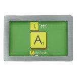 I'm
 A
 Fabulous  Belt Buckle