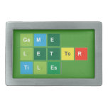 Game
 Letter
 Tiles  Belt Buckle