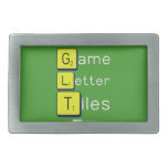 Game
 Letter
 Tiles  Belt Buckle
