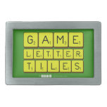 Game
 Letter
 Tiles  Belt Buckle