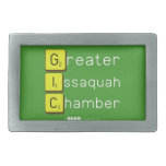 Greater
 Issaquah
 Chamber  Belt Buckle