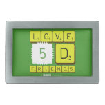 Love
 5D
 Friends  Belt Buckle