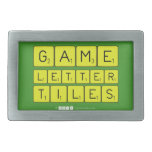 Game
 Letter
 Tiles  Belt Buckle