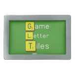 Game
 Letter
 Tiles  Belt Buckle