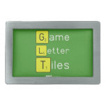 Game
 Letter
 Tiles  Belt Buckle