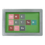 Game
 Letter
 Tiles  Belt Buckle