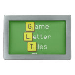 Game
 Letter
 Tiles  Belt Buckle