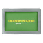 scheikunde  Belt Buckle