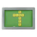       G
 PLAY
       M
       E
       S  Belt Buckle