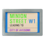 Minion Street  Belt Buckle
