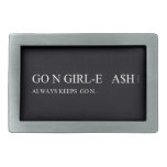Go N GIRL-E   A$H  Belt Buckle