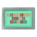 Periodic
 Table
 Writer  Belt Buckle