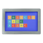 Periodic
 Table
 Writer  Belt Buckle