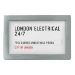 London electrical  24/7    Belt Buckle