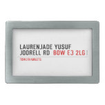 Laurenjade yusuf Jodrell rd  Belt Buckle
