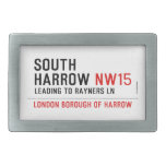 South  harrow  Belt Buckle