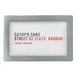 Cathy's Cake Street  Belt Buckle