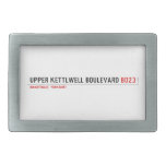 Upper Kettlwell Boulevard  Belt Buckle