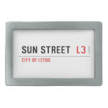 Sun Street   Belt Buckle