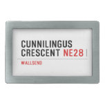 Cunnilingus  crescent  Belt Buckle