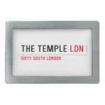 The Temple  Belt Buckle