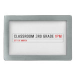 Classroom 3rd grade  Belt Buckle