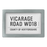 VICARAGE ROAD  Belt Buckle