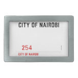city of nairobi       Belt Buckle