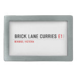 brick lane curries  Belt Buckle