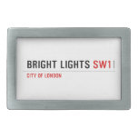 Bright Lights  Belt Buckle