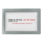 Familia reyes   Belt Buckle