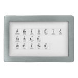 Periodic Table Writer  Belt Buckle