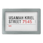 usamah kriel street  Belt Buckle