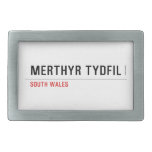 Merthyr Tydfil  Belt Buckle