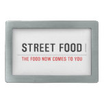 Street food  Belt Buckle