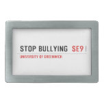Stop Bullying   Belt Buckle