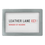 Leather Lane  Belt Buckle