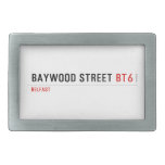 Baywood Street  Belt Buckle